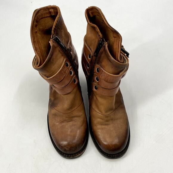 Freebird by Steven 6 Blaze Brown Buckle booties - Picture 2 of 6